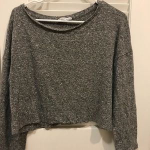 ZARA GREY KNIT SWEATER